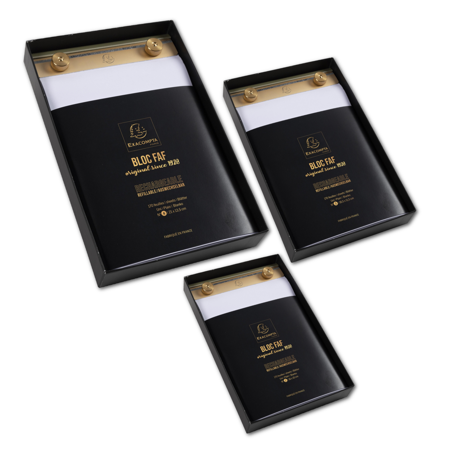 FAF Pad - Fabrique en France Brass Desk Pad - 3 Sizes