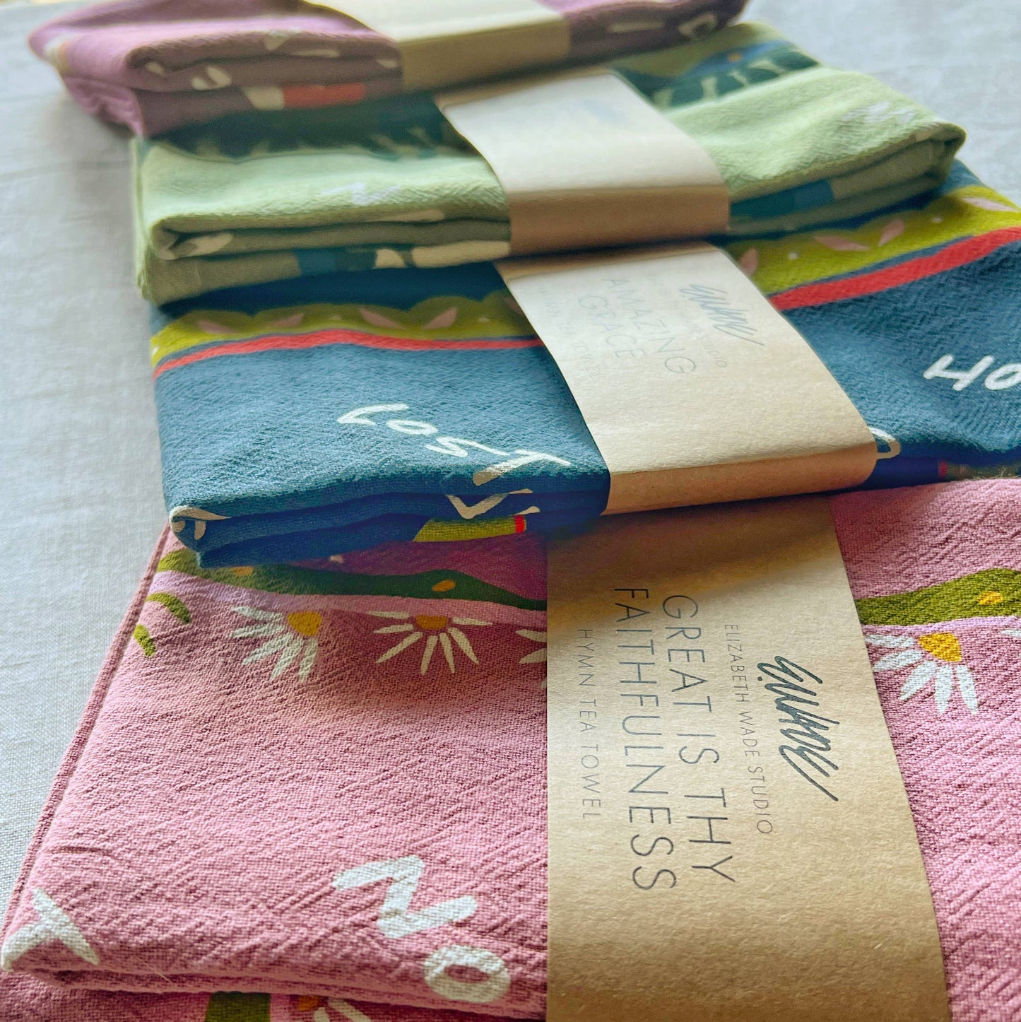 Great is Thy Faithfulness Hymn Tea Towel