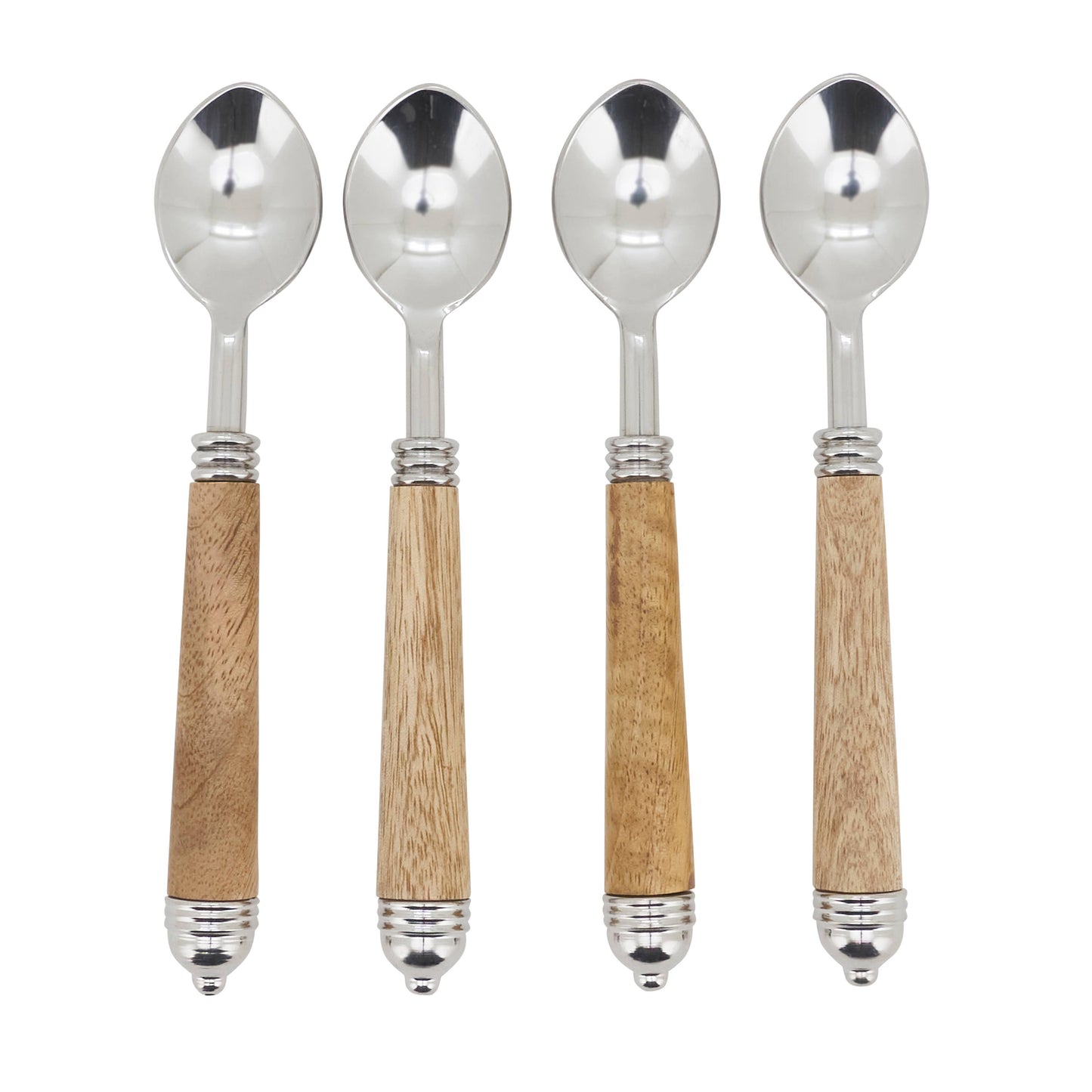 Mango Wood Handle Stainless Steel Teaspoons
