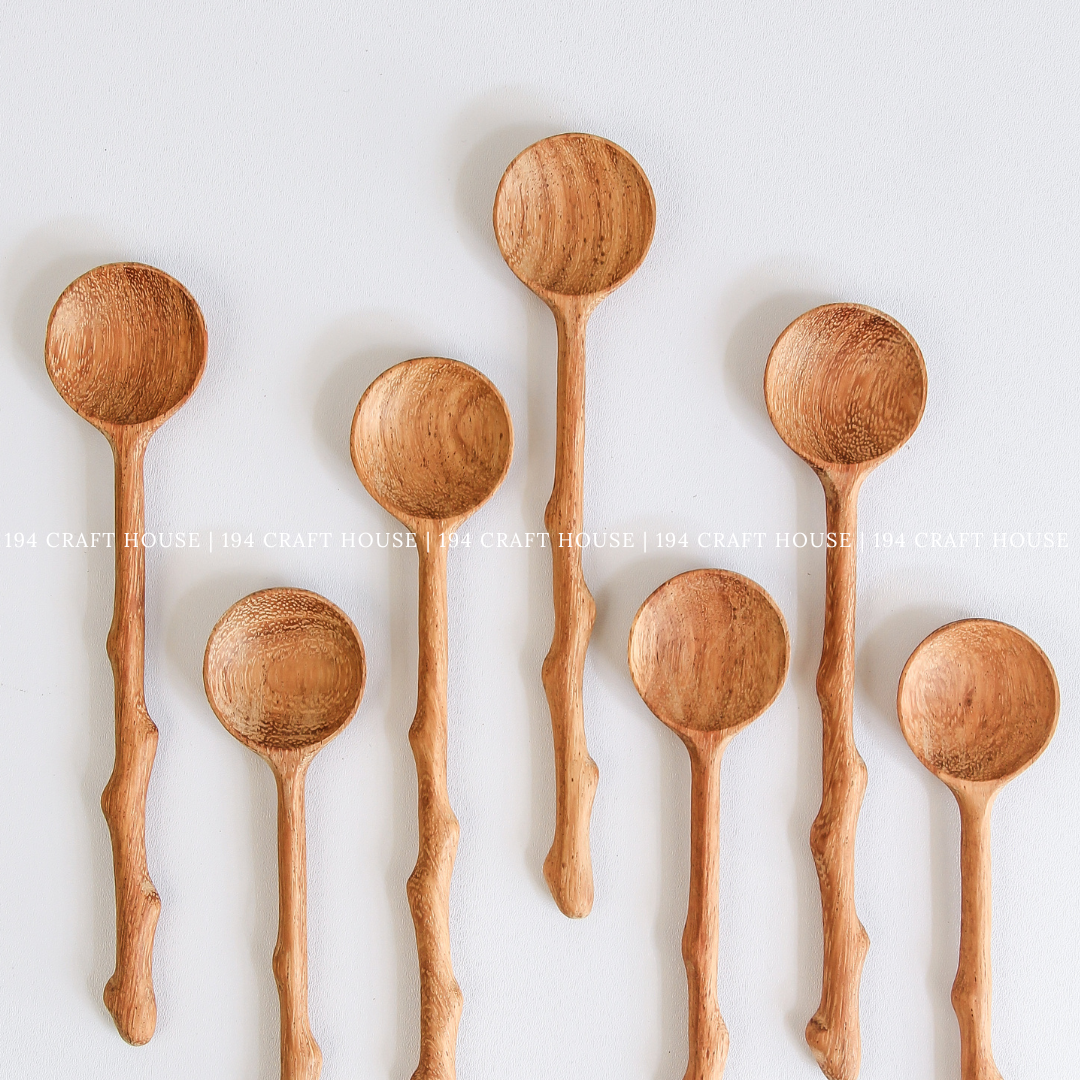 Branch Tree Wooden Spoon - Kitchen Serving Utensils