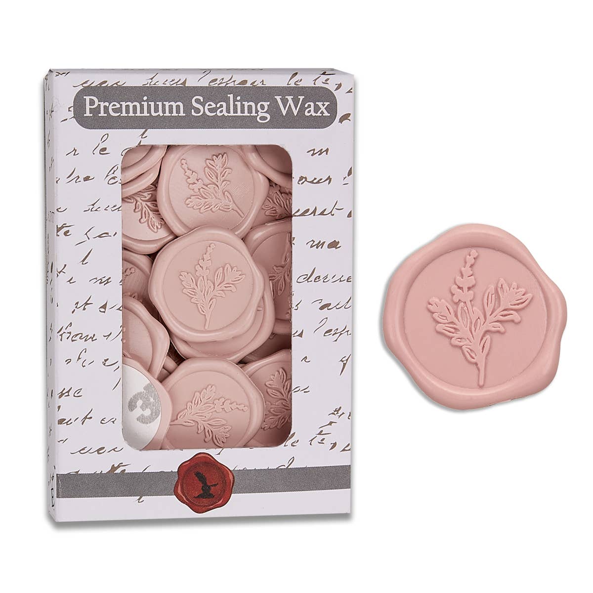 Botanical Adhesive Wax Seal Stickers 1 1/4" - 25 Pk-Multi