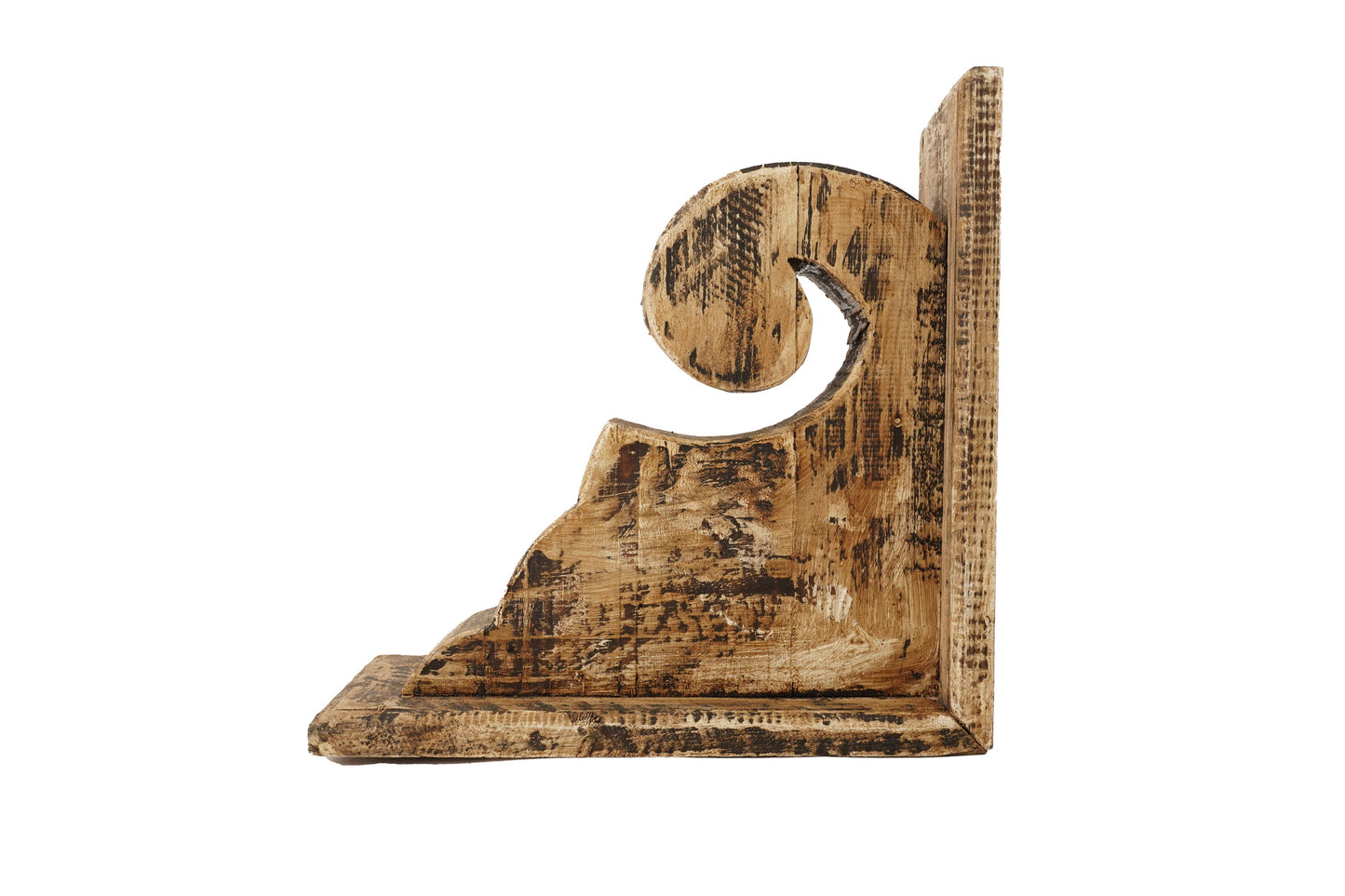 Big Springs Farmhouse-Bookend-Corbel-6Wx12H-Antiqued White