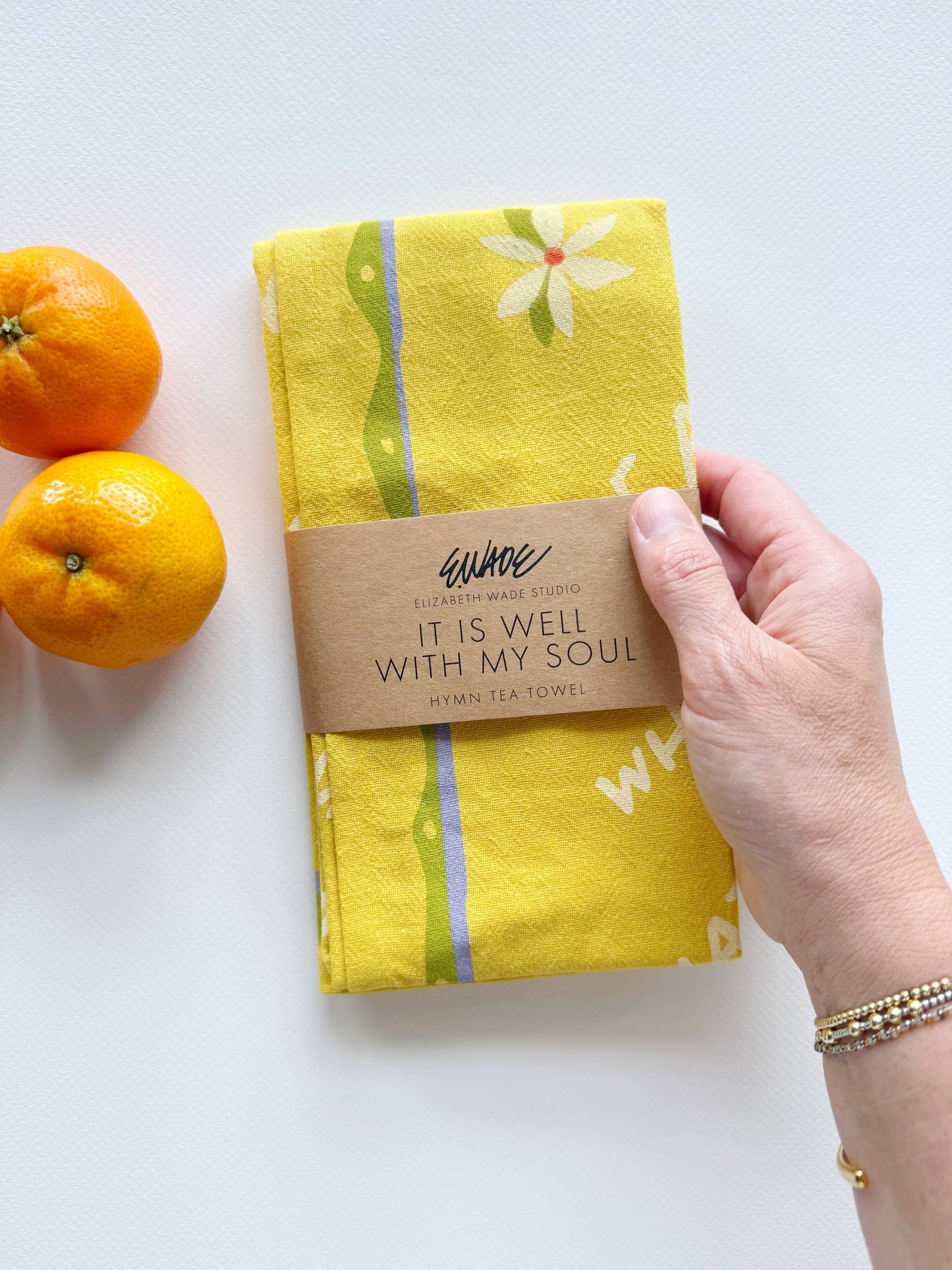 It is Well with My Soul Hymn Tea Towel