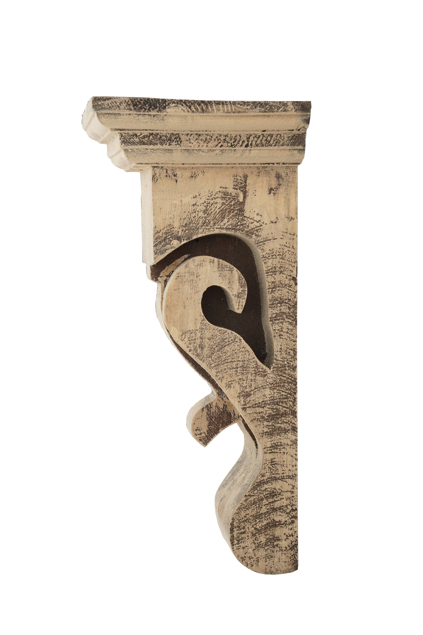 Creekside Farmhouse-Corbel-7Wx8Dx18H-Antiqued White