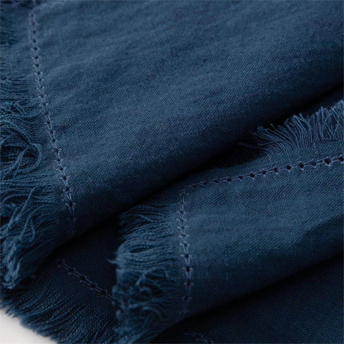 Table Runner - Stonewashed Linen Blend, Blue