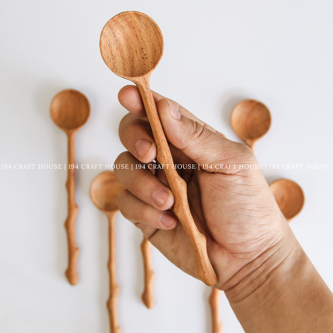 Branch Tree Wooden Spoon - Kitchen Serving Utensils