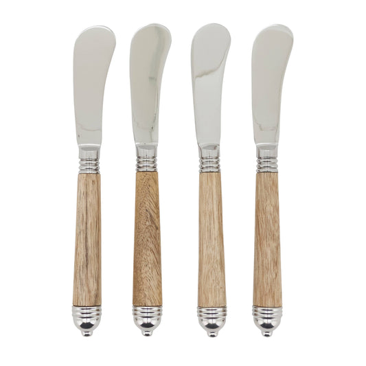 Mango Wood Handle Stainless Steel Butter Knives