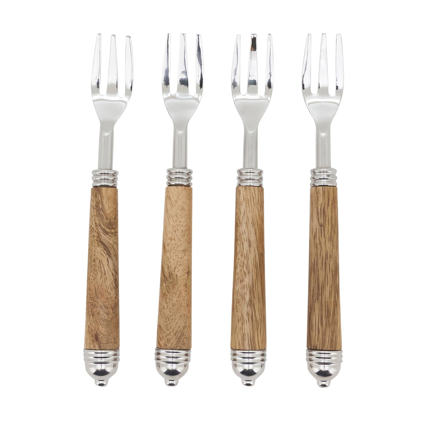 Mango Wood Handle Stainless Steel Appetizer Forks