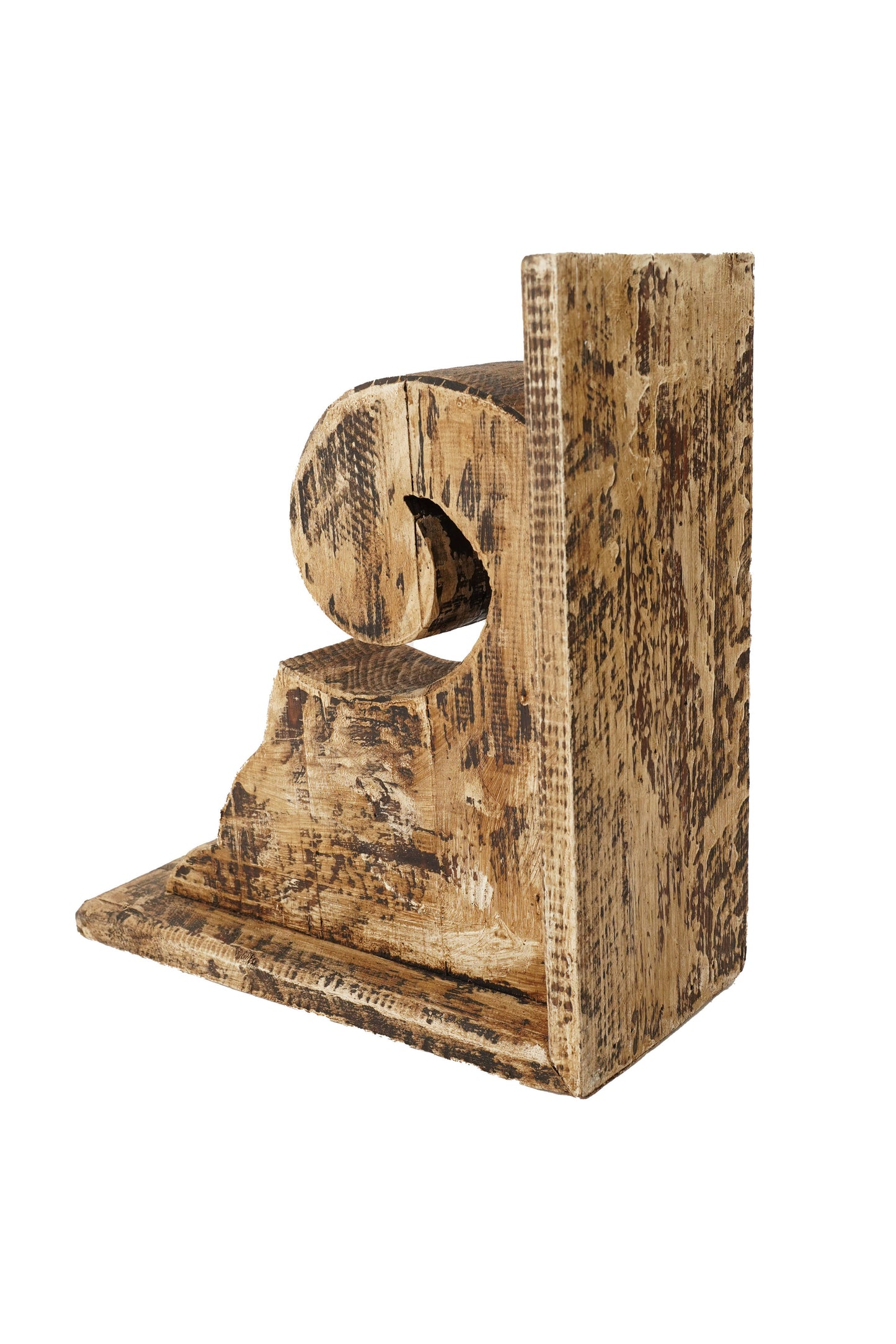 Big Springs Farmhouse-Bookend-Corbel-6Wx12H-Antiqued White