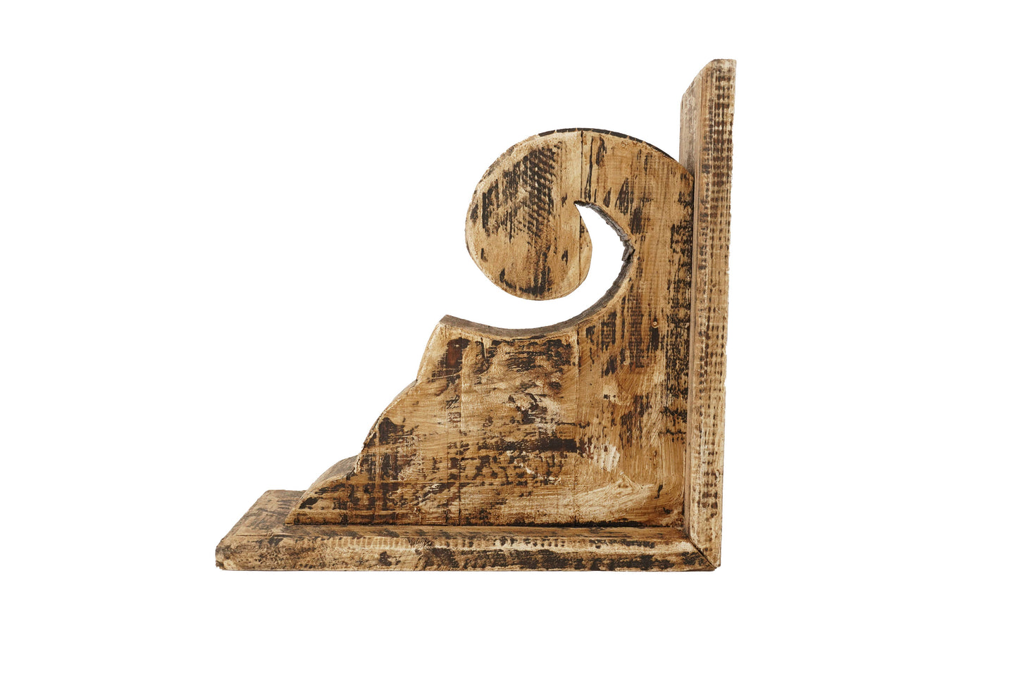 Big Springs Farmhouse-Bookend-Corbel-6Wx12H-Antiqued White
