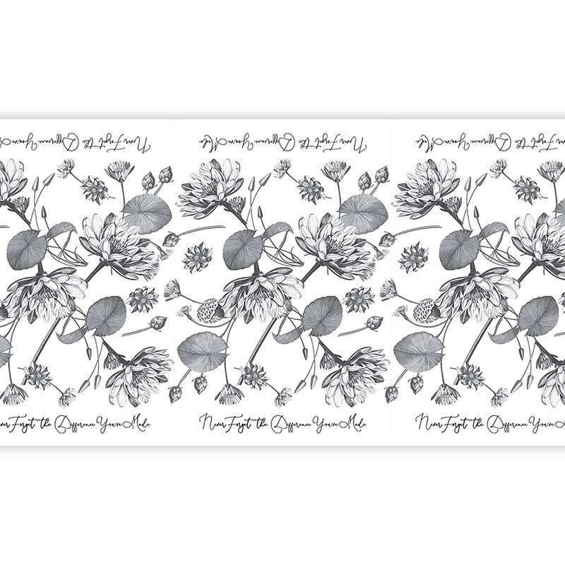 Paper Table Runner - Never Forget